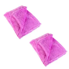 DII&reg; Fuzzy Fleece Throw 2 Pack Orchid Purple