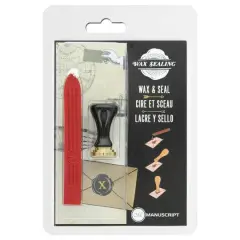 Manuscript Wax Sealing Initial Set X