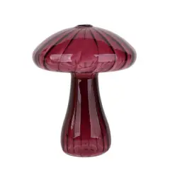 4.5" Glass Mushroom Decorative Container by Ashland&reg; Purple