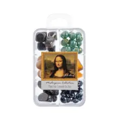 John Bead Masterpiece Collection Glass Bead Box Mix Mona Lisa/Leonardo Da Vinci