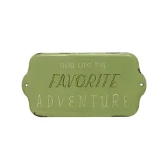 Hello Honey&reg; Favorite Adventure Enameled Metal Wall D&eacute;cor