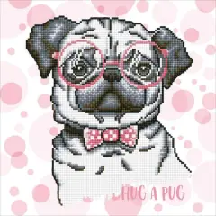 Diamond Dotz&reg; Hug a Pug Diamond Painting Kit