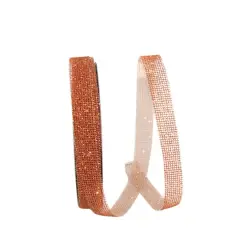 JAM Paper 5/8" x 25yd. Glitter Corsage Mesh Ribbon Copper