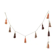 Hello Honey&reg; 5ft. Multicolor Sisal Bottle Brush Tree Garland