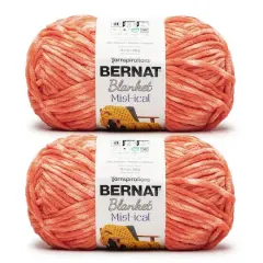 2 Pack Bernat&reg; Blanket Mist-ical&trade; Yarn Cactus Flower