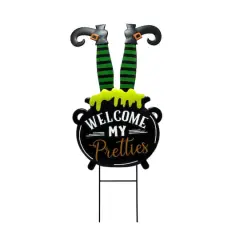 2.5ft. Welcome Witch Legs Metal Yard Stake by Ashland&reg;