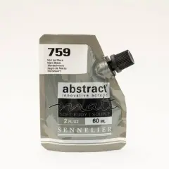 Sennelier Matt Abstract&reg; Acrylic, 60mL 759 Mars Black