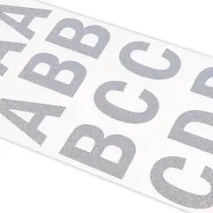 Silver Glitter Alphabet Stickers by Recollections&trade;