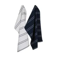 J&M Blue Ribbed Terry Dishtowels, 6ct.