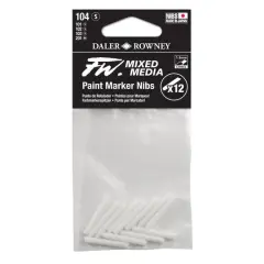 Daler-Rowney&reg; 104 Small FW Empty Paint Marker 12 Nib Set