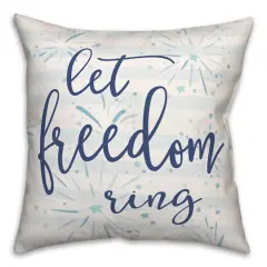 Let Freedom Ring Throw Pillow