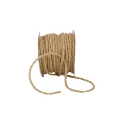 JAM Paper 1/8" x 25yd. Jute Cord Ribbon Natural