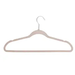 Honey Can Do Dusty Pink Slim-Profile Non-Slip Velvet Hangers, 25ct.