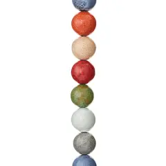 Multicolor Ceramic Round Beads, 16mm by Bead Landing&trade;