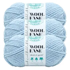 3 Pack Lion Brand&reg; Wool-Ease Thick & Quick Yarn Glacier