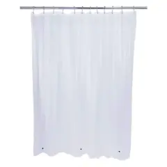 Bath Bliss Eco-Friendly Mildew Resistant Shower Liner in Clear