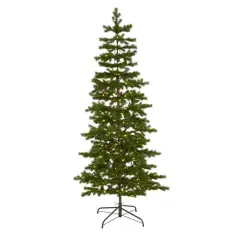 6.5ft. Pre-Lit Big Sky Spruce Artificial Christmas Tree with Clear Warm Multifunction LED Lights