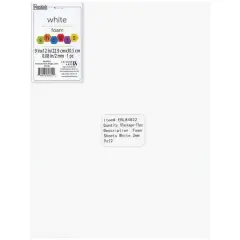 Essentials by Leisure Arts 9" x 12" Foam Sheets, 15ct. White