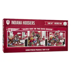 College Game Day in the Dog House 1,000 Piece Puzzle Indiana Hoosiers