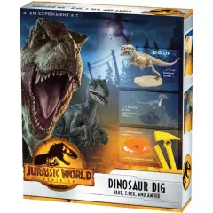 Thames & Kosmos Jurassic World: Dominion Dinosaur Dig Blue, T. Rex & Amber