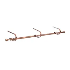 Original MantleClip&reg; Brushed Copper Stocking Rod