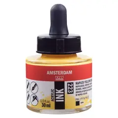 Amsterdam Acrylic Ink, 1oz. 223 Naples Yellow Deep