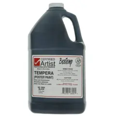 BesTemp Tempera Paint, 1gal. Black