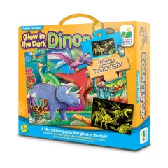 Puzzle Doubles!&reg; Glow in the Dark Dinos 100 Piece Puzzle