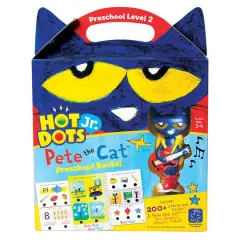 Educational Insights Hot Dots Jr. Pete the Cat Preschool Rocks! Set with Pete Pen