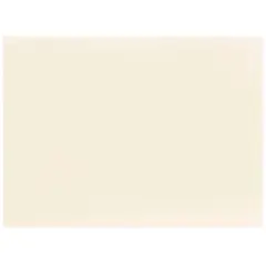JAM Paper 5" x 7" Ivory Blank Flat Note Cards