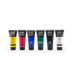 Liquitex&reg; BASICS&trade; Introductory 6 Color Acrylic Color Set 
