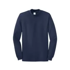 Port & Company Essential Mock Turtleneck Navy