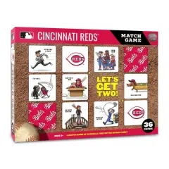 Major League Baseball Licensed Memory Match Game Cincinnati Reds
