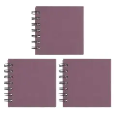 4" x 4" Spiral Bound Scrapbook Albums, 3ct. by Recollections&trade; Purple