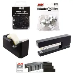 JAM Paper Office Starter Kit Black/White