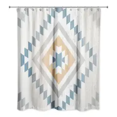 Southwest Diamond Pattern 71" x 74" Shower Curtain