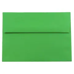 JAM Paper A8 Colored Invitation Envelopes, 50ct. Green