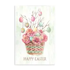 Stupell Industries Happy Easter Bouquet Wall Plaque Art