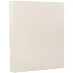 JAM Paper 8.5" x 11" 24lb. Strathmore Paper, 100 Sheets Natural White Wove