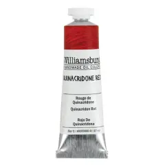 Williamsburg&reg; Artist Oil Colors, 37mL Quinacridone Red