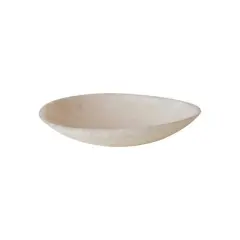 Hello Honey&reg; 12" Light Pink Matte Marbled Resin Serving Bowl