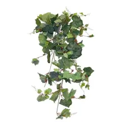 TF Publishing Frosted Grape Bush Stems With 155 Leaves, 8ct.