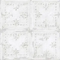 RoomMates Tin Tile Peel & Stick Wallpaper