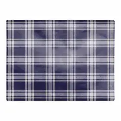 Navy Plaid 18" x 14" Poly Twill Placemat