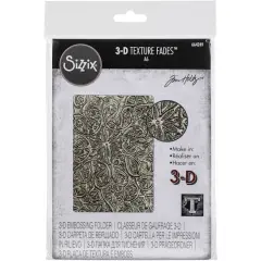 Sizzix&reg; 3D Texture Fades&trade; Tim Holtz&reg; Engraved Embossing Folder