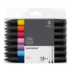 Winsor & Newton&reg; ProMarker&trade; 13 Marker Set, Set 1