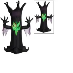 10.5ft. Animated Airblown&reg; Inflatable Halloween Scary Tree with LED Fire & Ice Light Effect