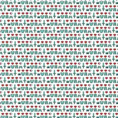 Mojang Minecraft Diamond Icons Cotton Fabric