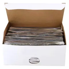 JAM Paper Home D&eacute;cor Trimmings 6" Metallic Twist Ties, 2,000ct. Silver