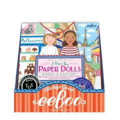 eeBoo Baker & Painter Paper Dolls Reusable Set